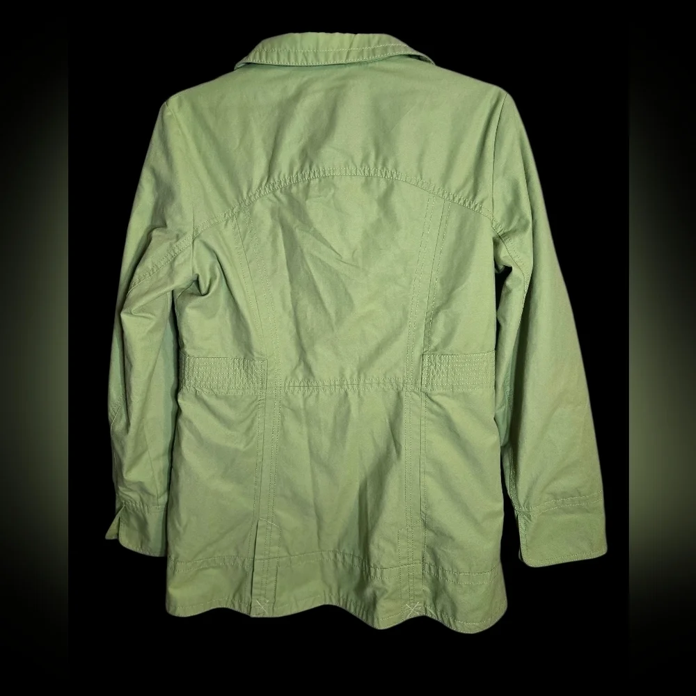 Eddie Bauer Women's Light Green Utility Jacket, EUC. Size Small